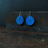 Mono Opal Dangles - Round - Blue - Small