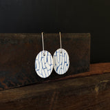 Detritus Oval Dangles - Mono - Small