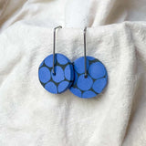 Mono Opal Dangles - Round - Blue - Small