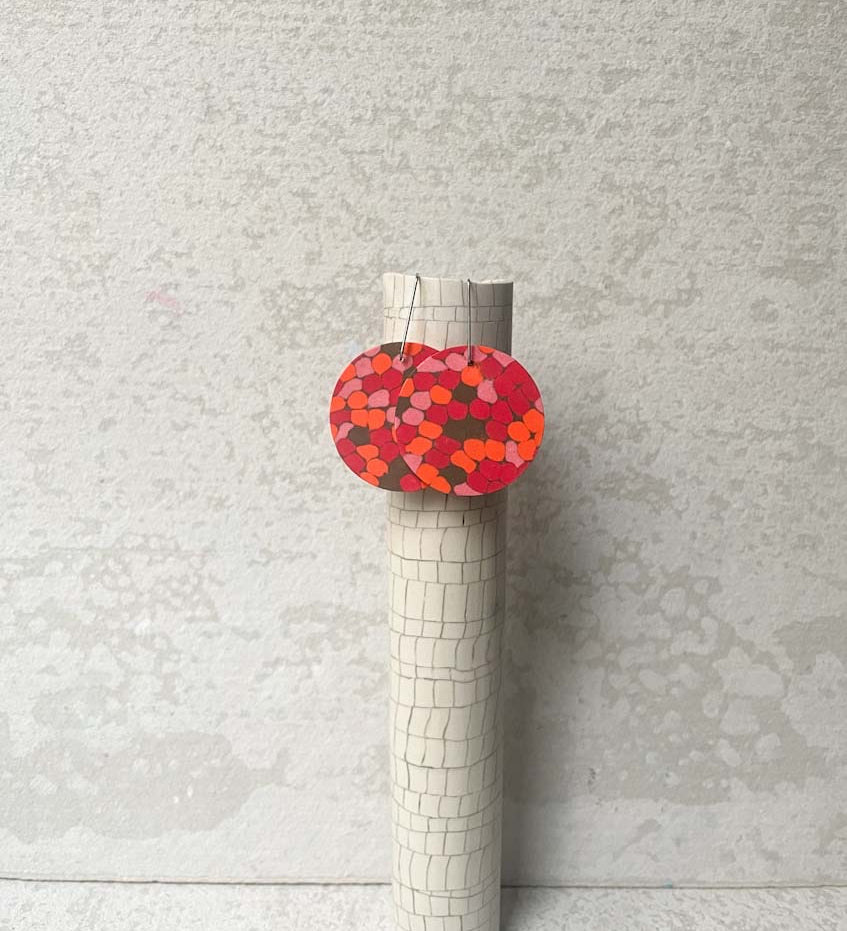 Opal Dangles - Red